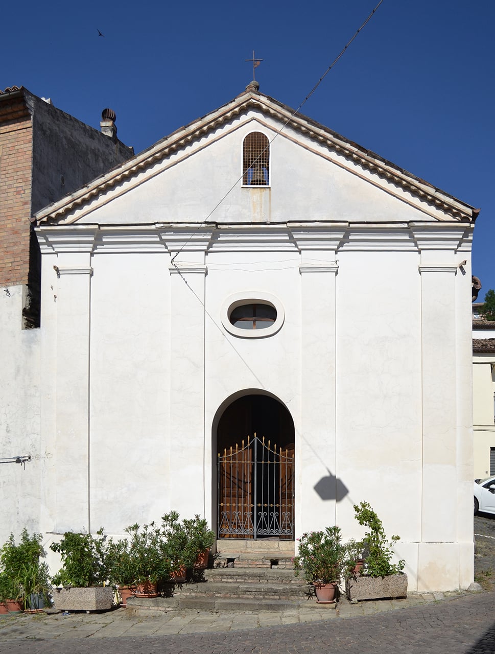 Chiesa di Sant’Antonio al Paschiere nel centro storico di Corleto Perticara, Basilicata
