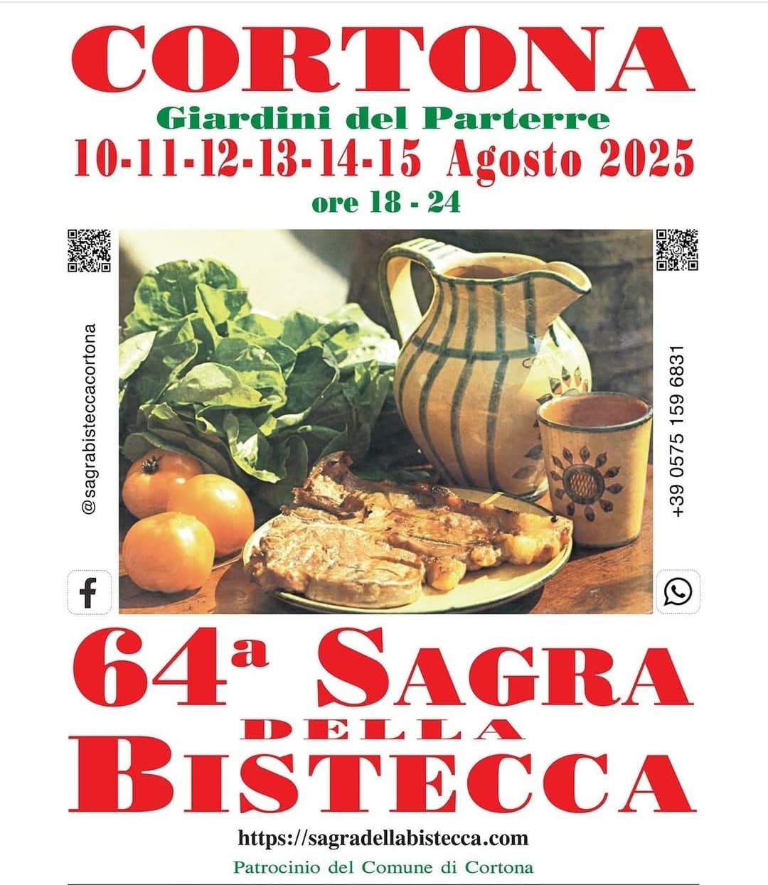 Sagra della Bistecca 2025 – Sei serate di sapori autentici e tradizione toscana