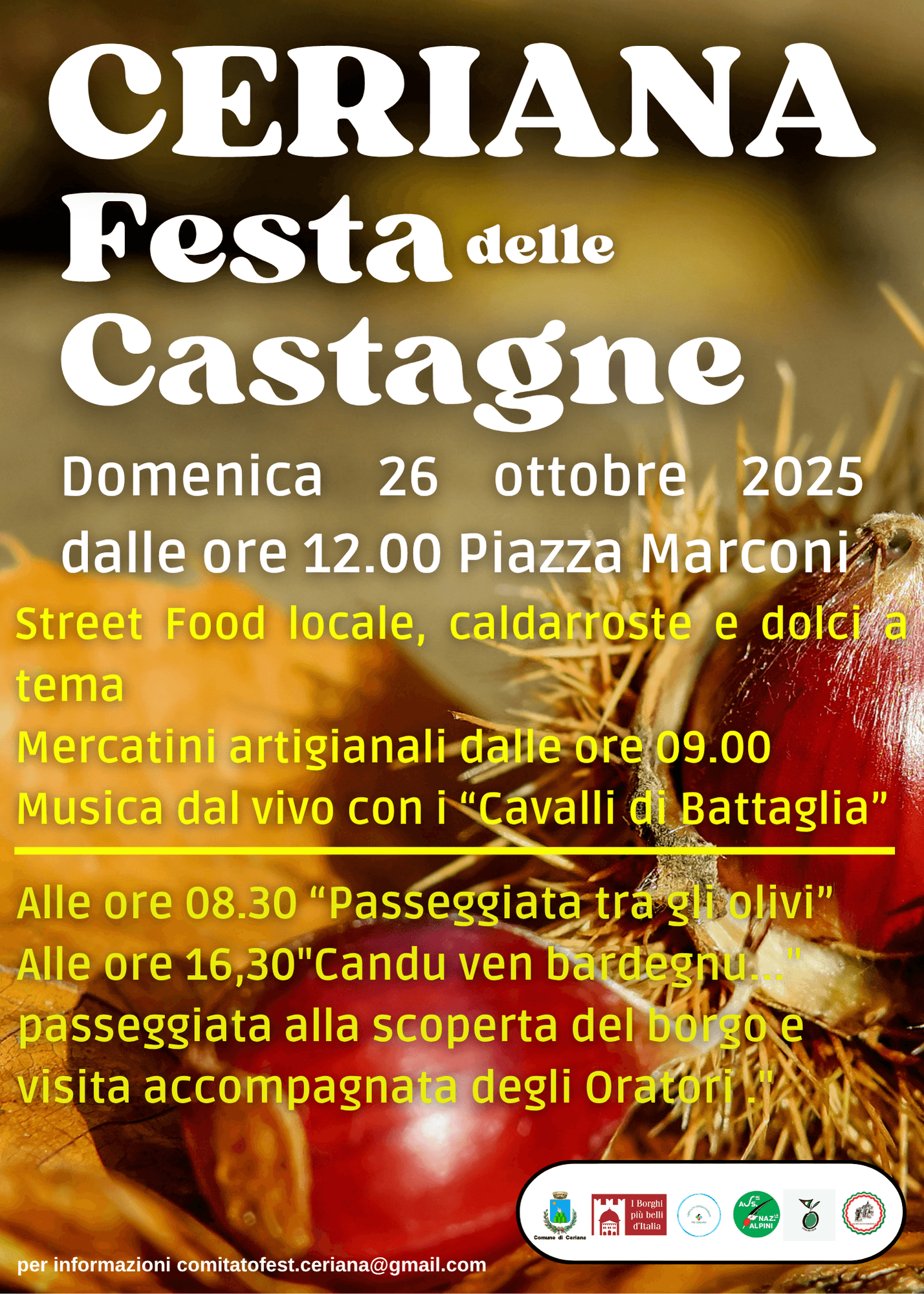 Festa de Rustìe - Festa delle Castagne 2025