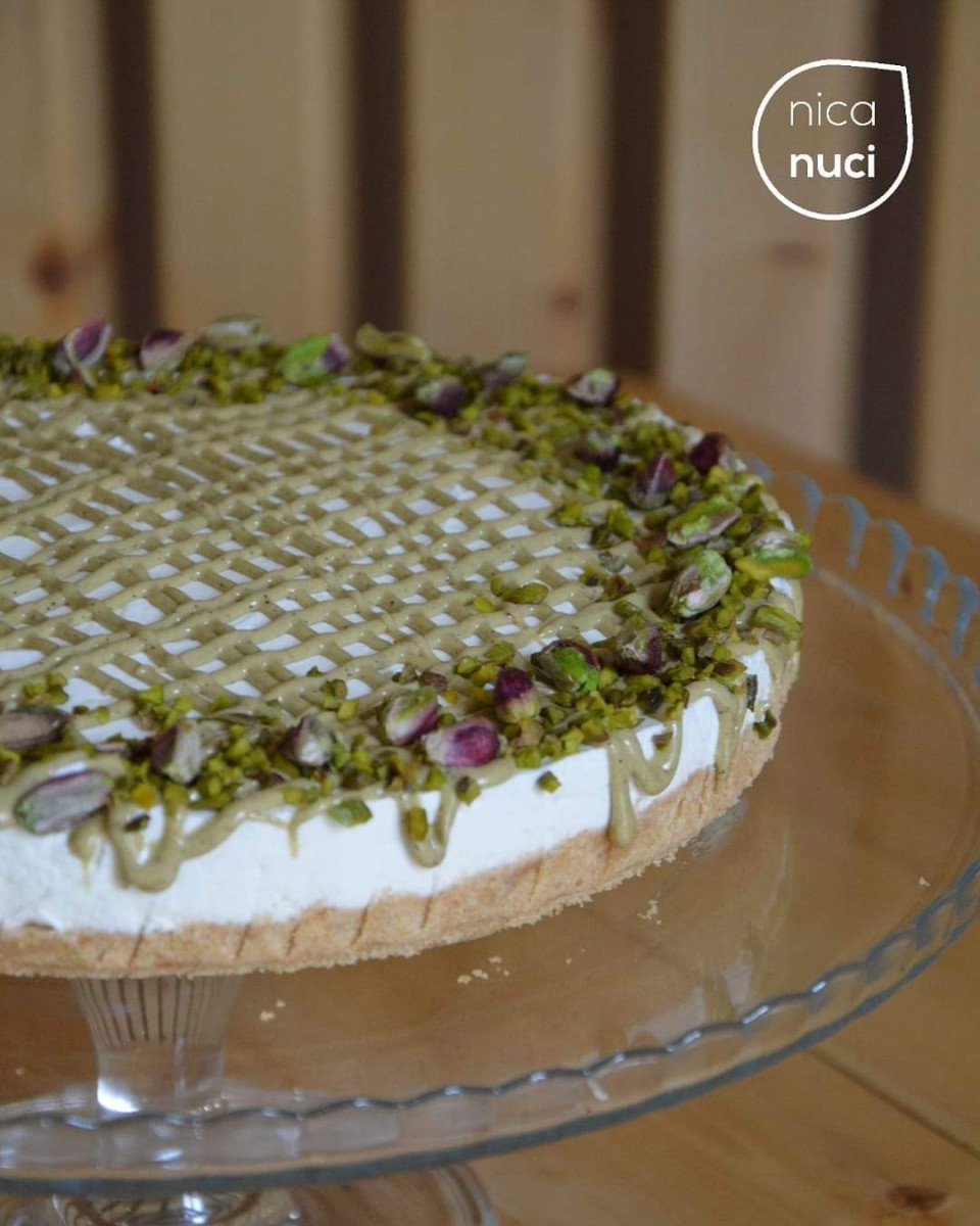 Cheesecake al pistacchio.