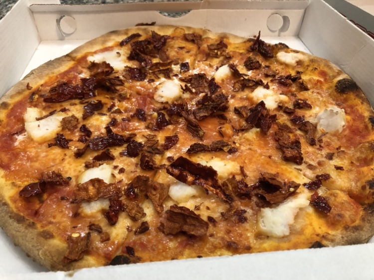 Pizza Baccalà e Peperoni Cruschi
