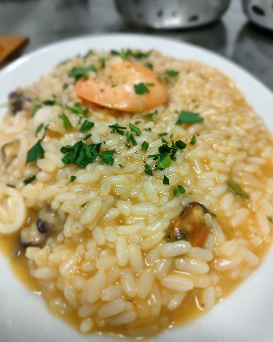 risotto alla pescatora €12,00