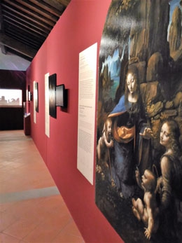 Sezione espositiva Leonardo e la Pittura