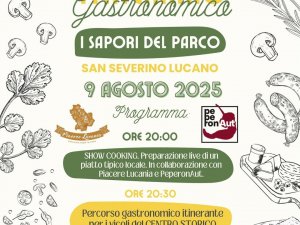 Itinerario 'I Sapori del Parco' 2025 -  Itinerario Gastronomico 2025 – I Sapori del Parco tra vicoli, showcooking e tradizione
