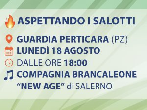 Aspettando i Salotti... Spettacolo itinerante e Music Show On Fire