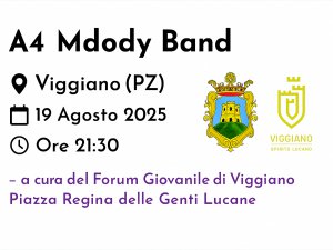 A4 Melody Band a Viggiano – concerto live