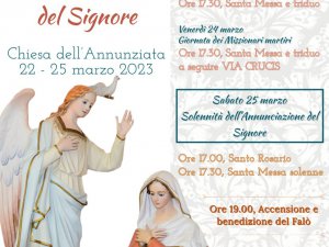Solennità dell'Annunciazione del Signore
