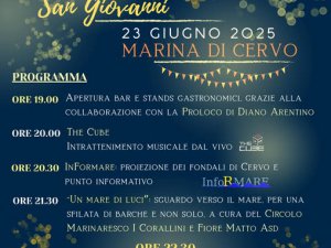 Festa di San Giovanni a Marina di Cervo: tradizione, musica e falò sul mare 