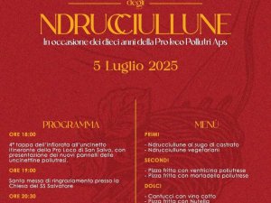Sagra degli Ndrucciullune 2025 a Pollutri: sapori autentici abruzzesi, musica live e festa di paese