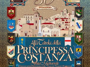 Alla Tavola della Principessa Costanza 2025: rievocazione medievale tra storia, sapori e spettacoli