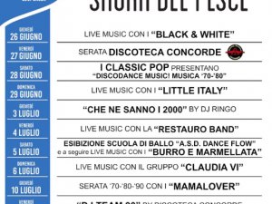 51ª Sagra del Pesce 2025 a Cerreto Guidi: musica, divertimento e sapori di mare
