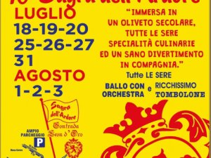 40ª Sagra dell’Ardore 2025 a Querceta: balli, sapori e tradizione nell’oliveto secolare