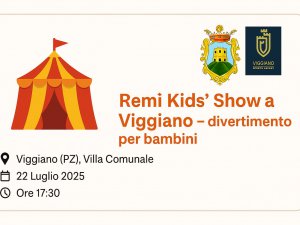 Remì Kids’ Show a Viggiano – divertimento per bambini alla Villa Comunale