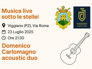 Domenico Carlomagno acoustic duo a Viggiano – musica live 