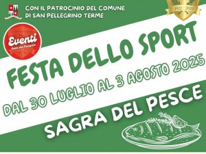 Festa dello Sport 2025 – Cinque giorni di sport, pesce e musica nel cuore delle Alpi