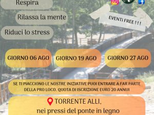 Benessere in Natura a Viggiano 2025 – Esperienze gratuite lungo il Torrente Alli tra yoga, relax e respirazione