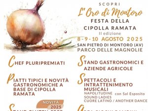 2° Edizione -  L’Oro di Montoro 2025 – Festa della Cipolla Ramata tra gusto, tradizione e musica