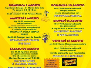 Festeggiamenti dell’Assunta 2025