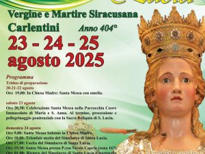 Solenni Festeggiamenti 2025 in onore di Santa Lucia