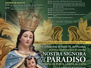 Festa 2025 di Nostra Signora del Paradiso
