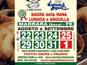 ANNULLATA - 33ª Sagra della Rana, Lumaca e Anguilla 2025