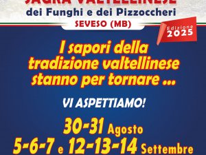 Sagra Valtellinese dei Funghi e dei Pizzoccheri – Edizione 2025