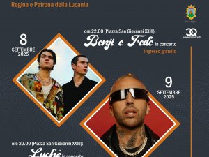 Festa regionale della Madonna del Sacro Monte di Viggiano 2025 – Concerti gratuiti con Benji & Fede e Luchè