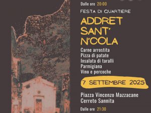 Festa di Quartiere 'Addret Sant’N’Cola' 2025