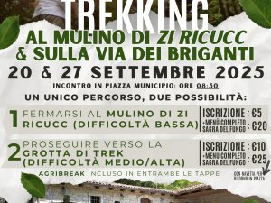 Trekking al Mulino di Zi Ricucc & Sulla Via dei Briganti 2025