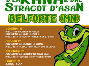 Festa d'la rana e dal stracott d'asan (Festa della rana e dello stracotto d'asino) 