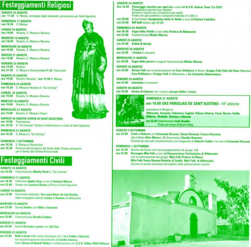  Festa campestre di Sant’Agostino 