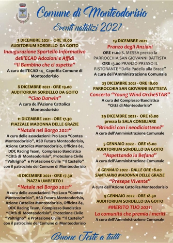 Eventi natalizi 2021