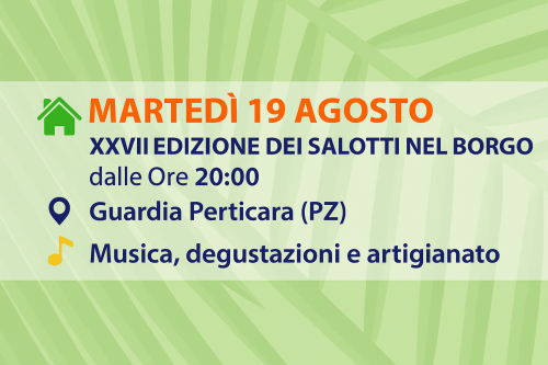 XXVII Edizione dei Salotti nel Borgo - tra musica, degustazioni e artigianato