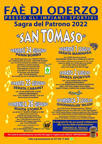 Sagra del Patrono San Tommaso