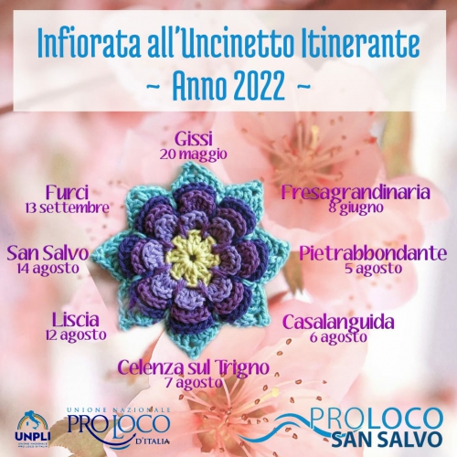 Infiorata all'uncinetto
