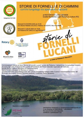 Storie di Fornelli Lucani a Monticchio (Basilicata): apericena, racconti e sapori vista lago