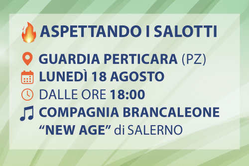 Aspettando i Salotti... Spettacolo itinerante e Music Show On Fire