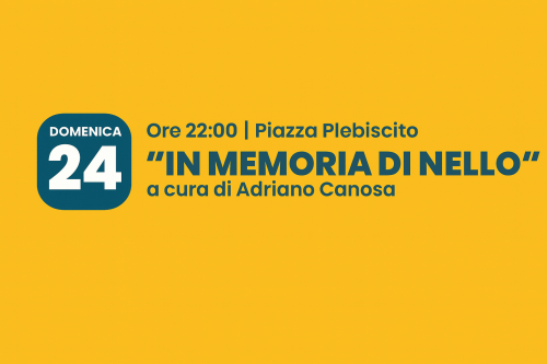 In memoria di Nello – Una serata di musica e ricordo in piazza