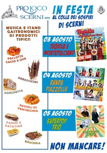 Scerni in Festa al Colle dei Sospiri