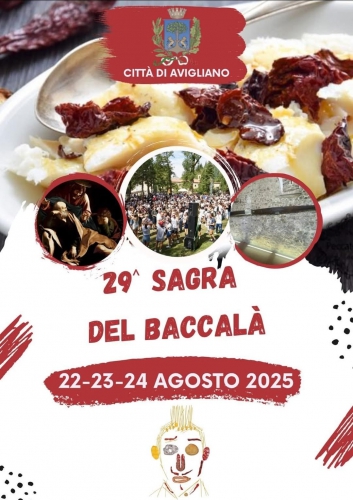 Sagra del Baccalà 2025 ad Avigliano: tre giorni di gusto, cultura e tradizione lucana