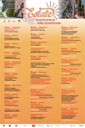 ESTATE 2022 SCONTRONE & VILLA SCONTRONE