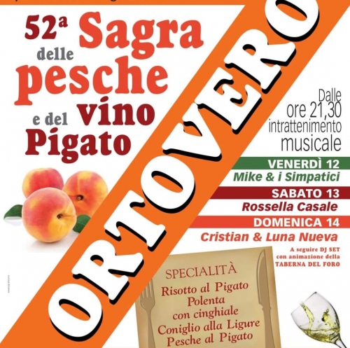 Sagra delle Pesche e del Vino Pigato