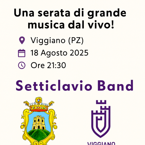 Setticlavio Band a Viggiano – concerto live 