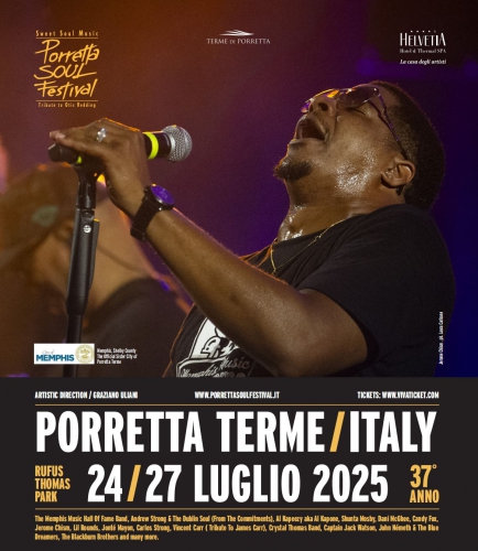 Porretta Soul Festival 2025 – Tribute to Otis Redding