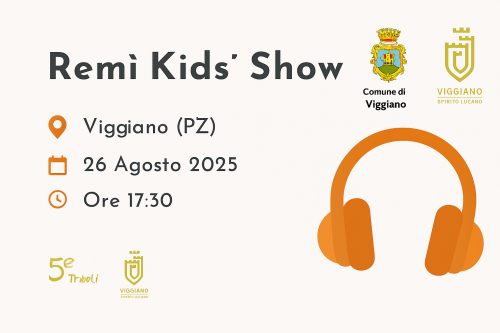 Remì Kids’ Show a Viggiano – pomeriggio di giochi e sorrisi alla Villa Comunale
