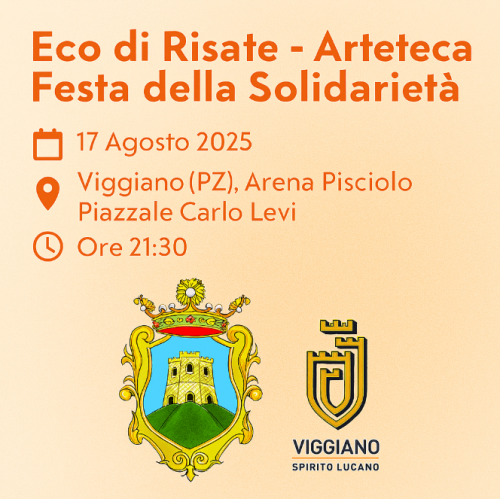 Eco di Risate con Arteteca a Viggiano – Festa della Solidarietà 