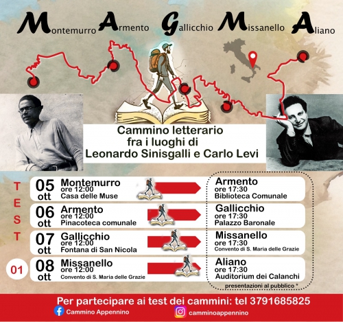 MAGMA  - Cammino letterario fra i luoghi di Sinisgalli e Levi