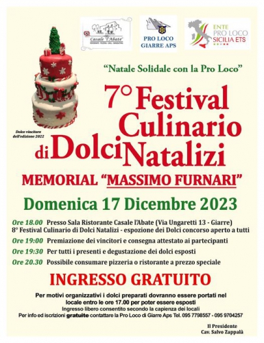Festival Culinario di Dolci Natalizi