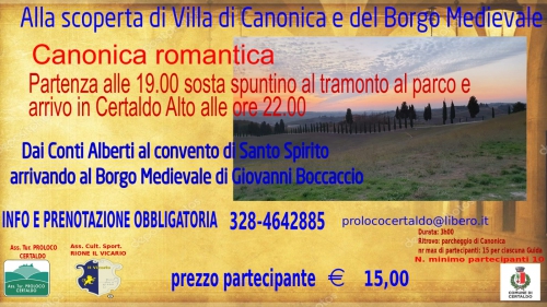 Tour Canonica - Certaldo Alto