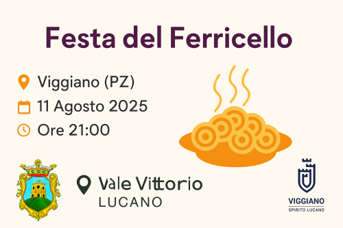 X Edizione della Festa del Ferricello Viggianese - 06 Settembre 2024